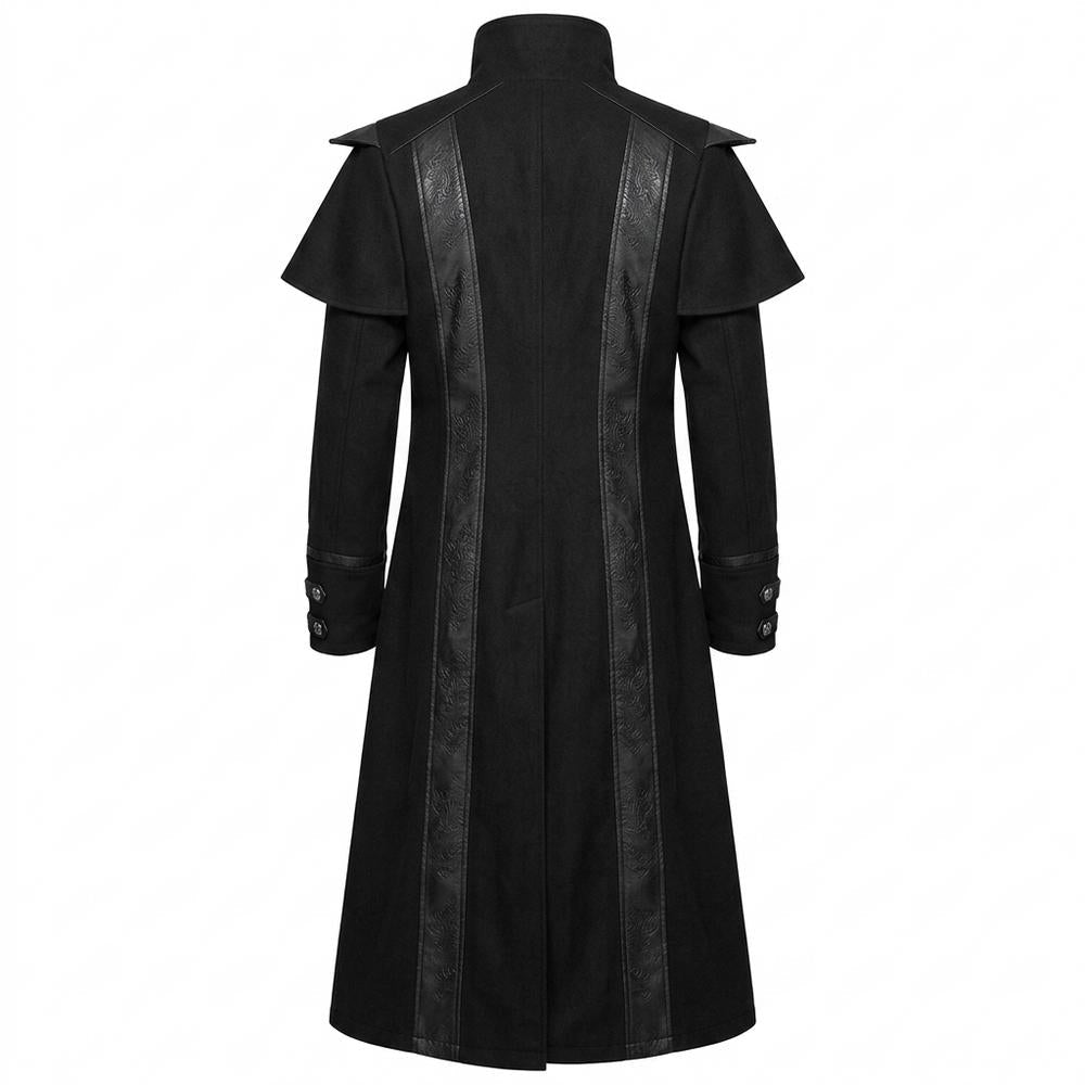 Mens Outlet House - Raren | Caped Longline Coat Men