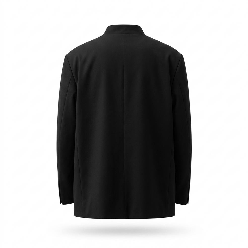 Mens Outlet House - Maged | Wool Stand-Collar Jacket Men