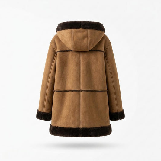 Mens Outlet House - Talev | Hooded Faux Shearling Coat Women