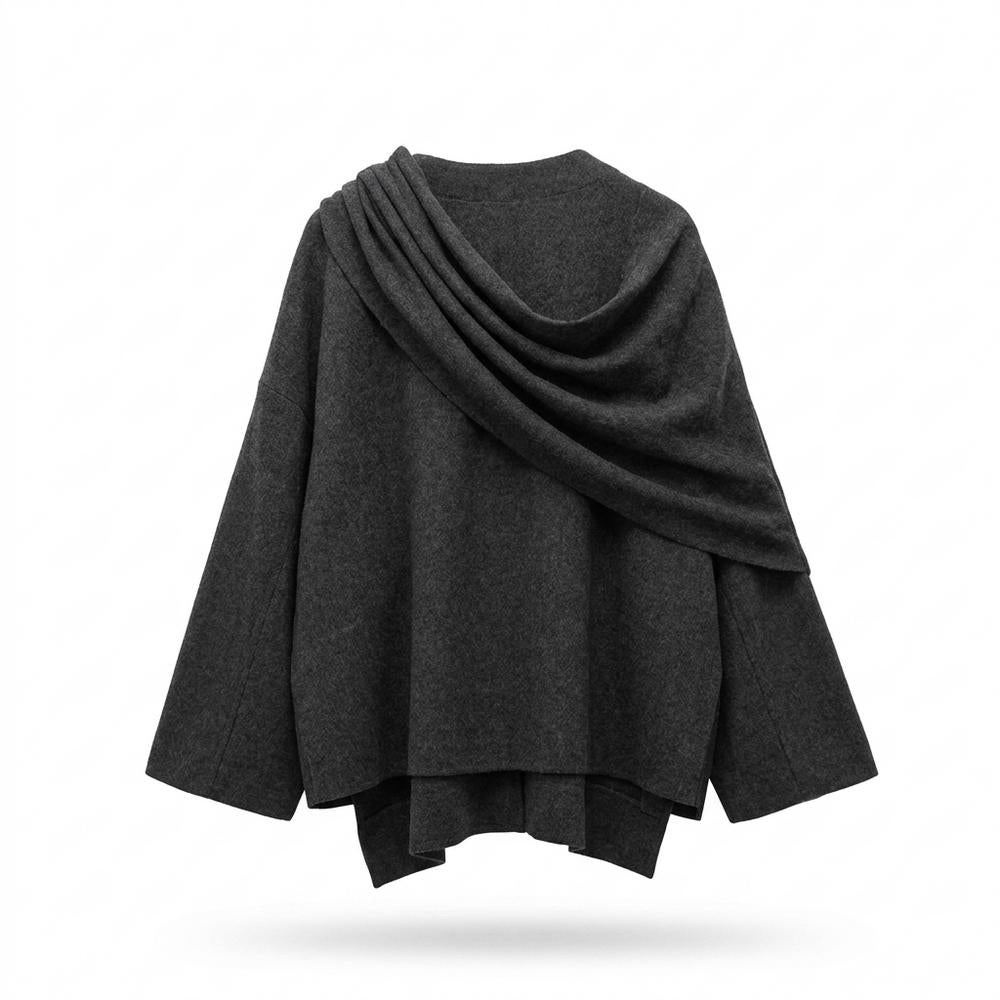 Mens Outlet House - Saken | Draped Asymmetrical Coat Women