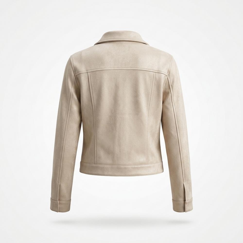 Mens Outlet House - Karam | Faux-Suede Button-Front Jacket Women