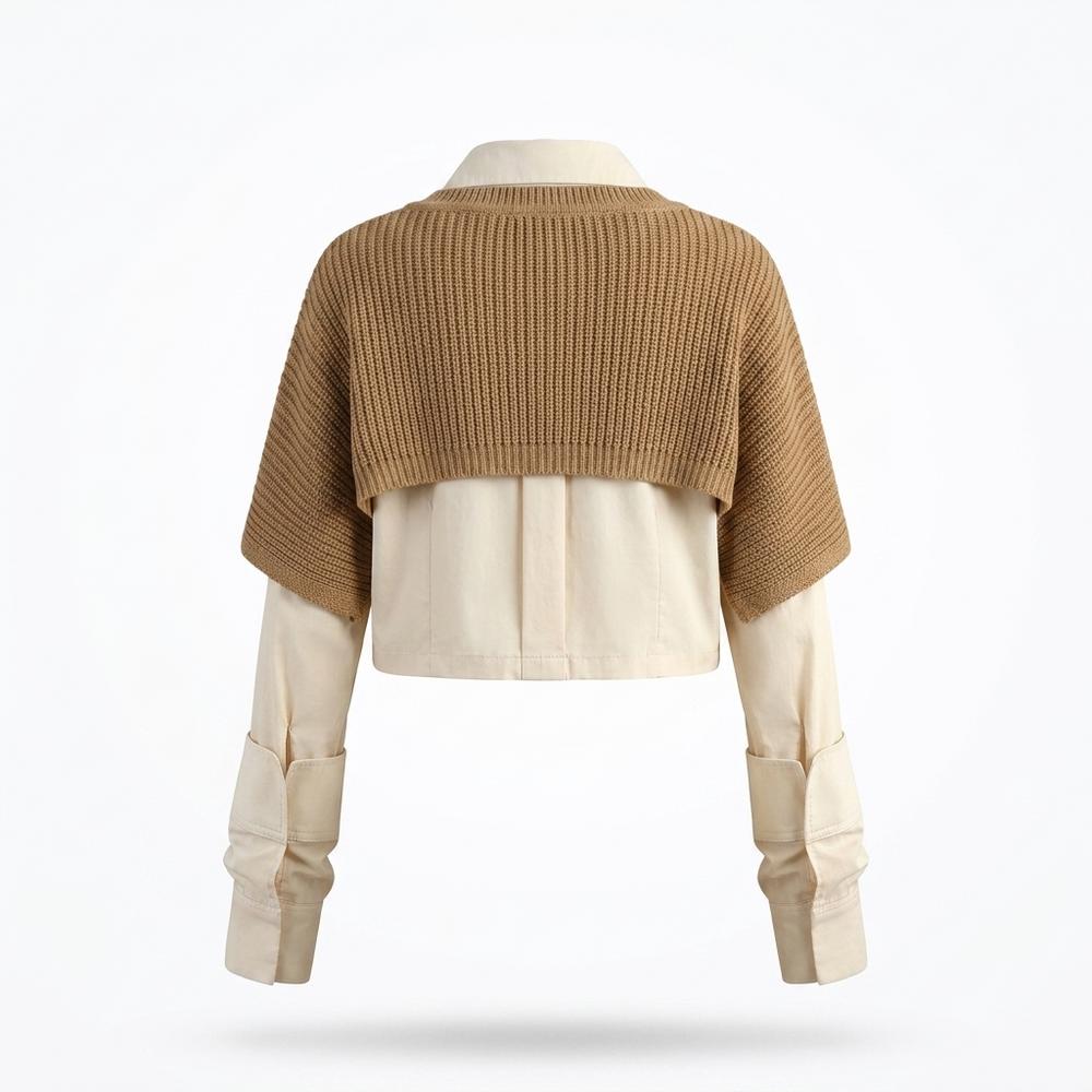 Mens Outlet House - Calom | Layered Cropped Top Women