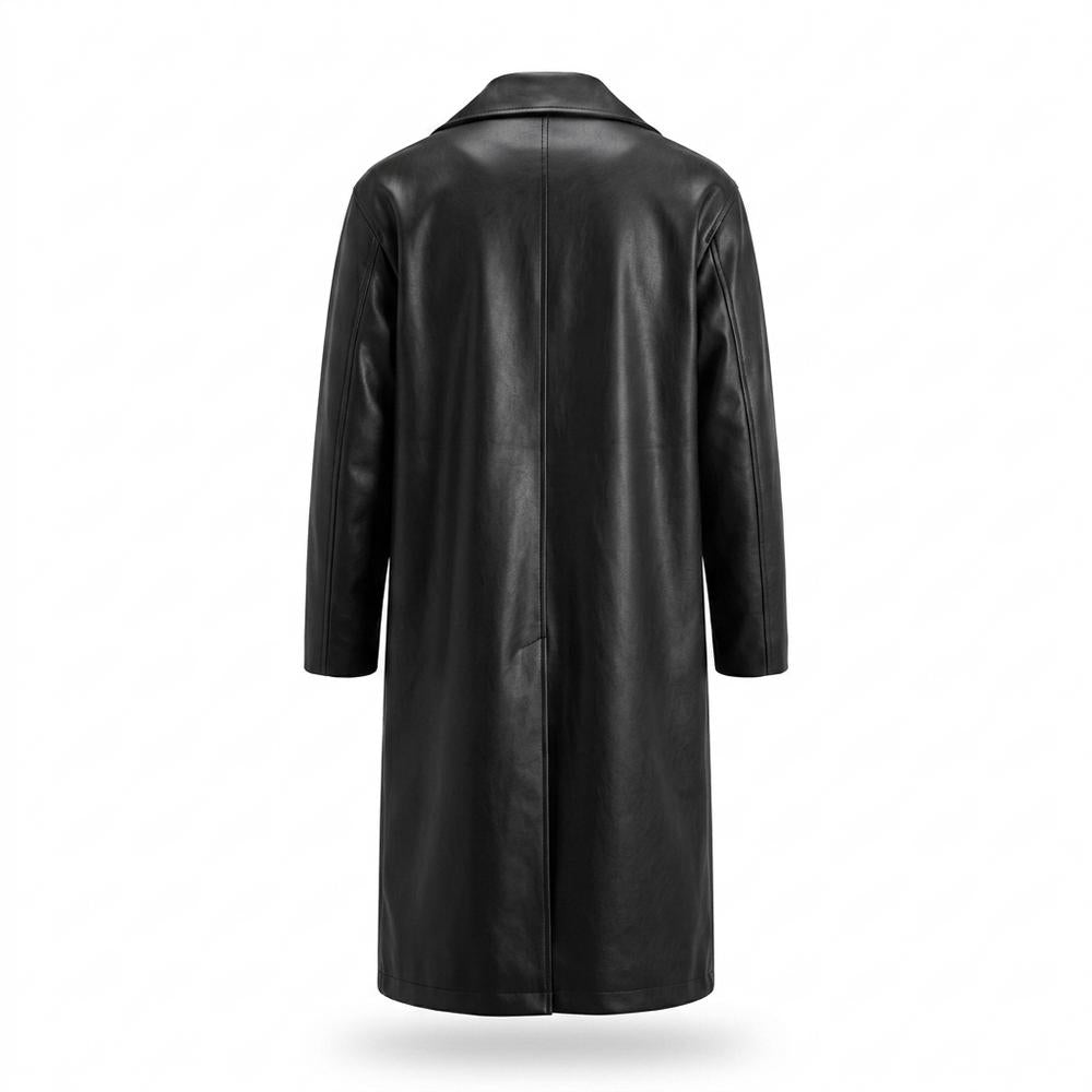 Mens Outlet House - Riron | Double-Breasted Belted Coat Men