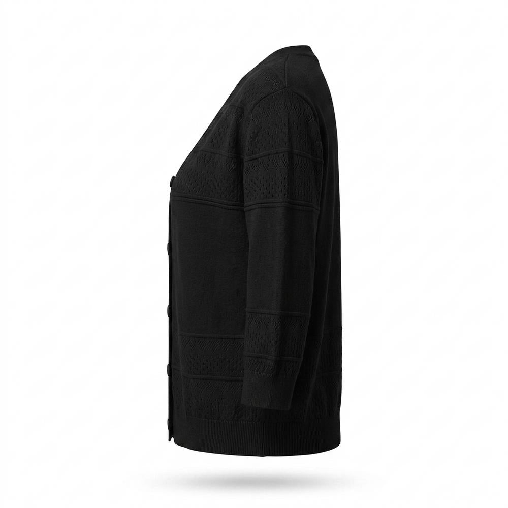 Mens Outlet House - Zilad | Buttoned Structured Knit Cardigan Women