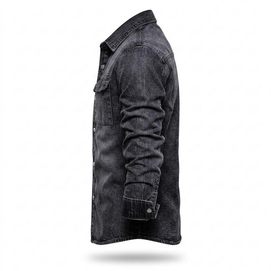 Mens Outlet House - Nilar | Washed Slim-Fit Shirt Men