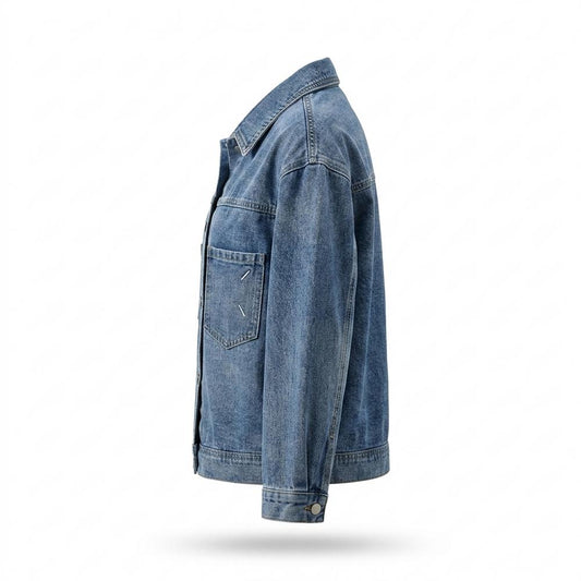 Mens Outlet House - Radan | Button-Up Relaxed Fit Denim Jacket Women