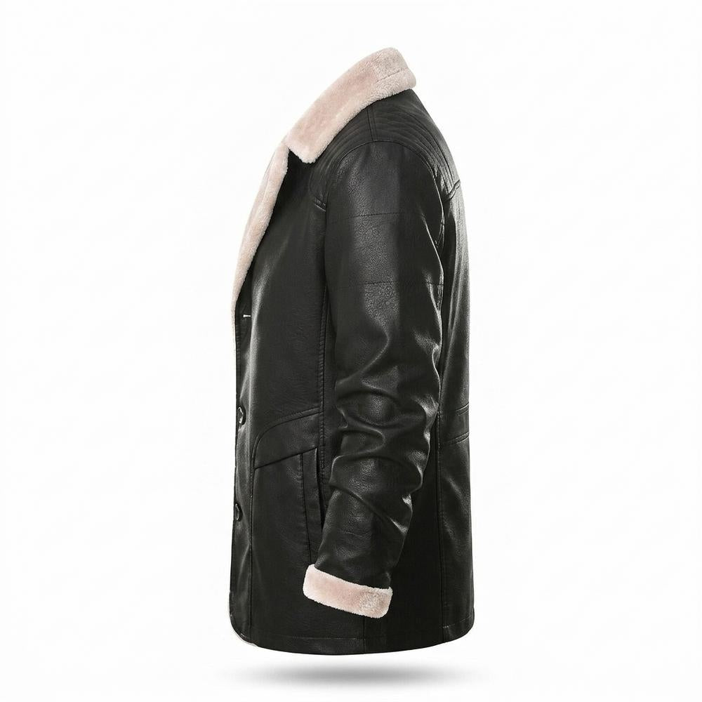 Mens Outlet House - Daver | Fleece-Lined Button-Front Jacket Men