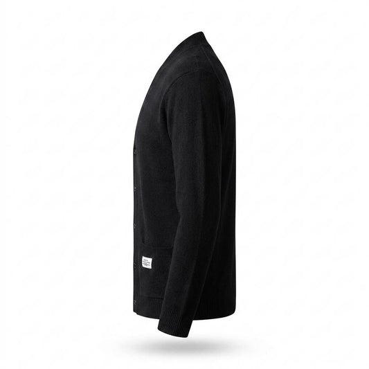 Mens Outlet House - Masin | Button-Front V-Neck Knit Cardigan Men