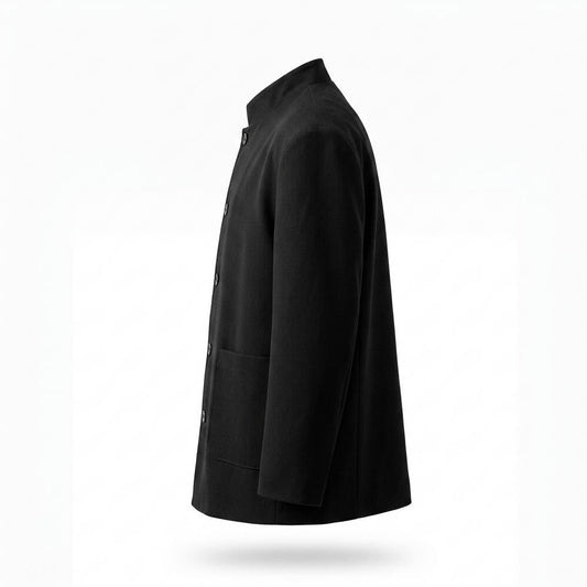 Mens Outlet House - Maged | Wool Stand-Collar Jacket Men
