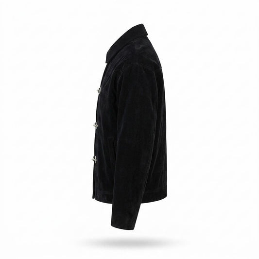 Mens Outlet House - Miser | Toggle-Closure Velveteen Jacket Unisex
