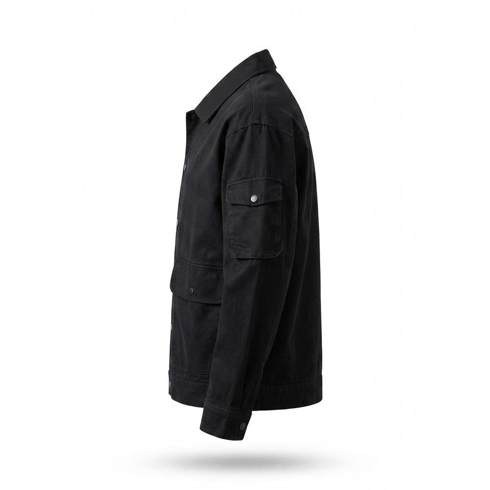 Mens Outlet House - Vivan | Button-Up Multi-Pocket Jacket Men