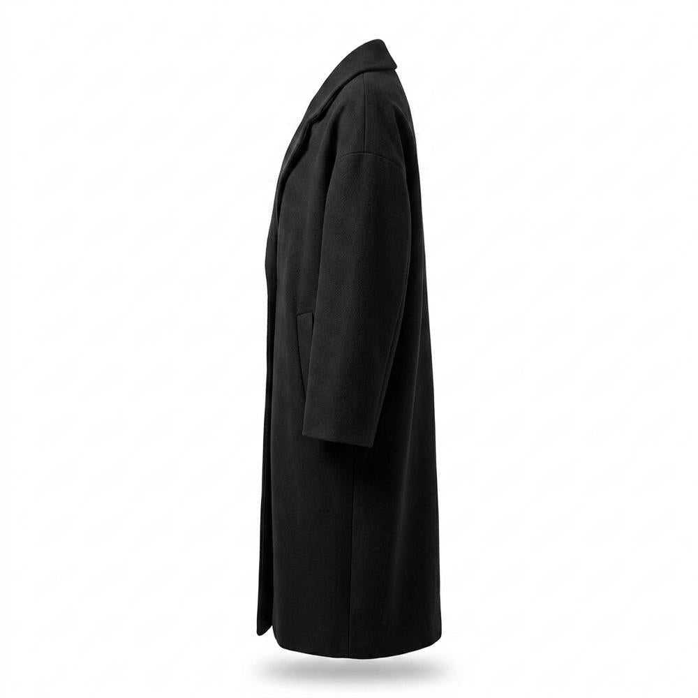 Mens Outlet House - Vubad | Longline Notched Lapel Coat Women