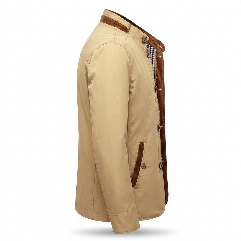 Mens Outlet House - Zeven | Lined Corduroy-Trimmed Jacket Men