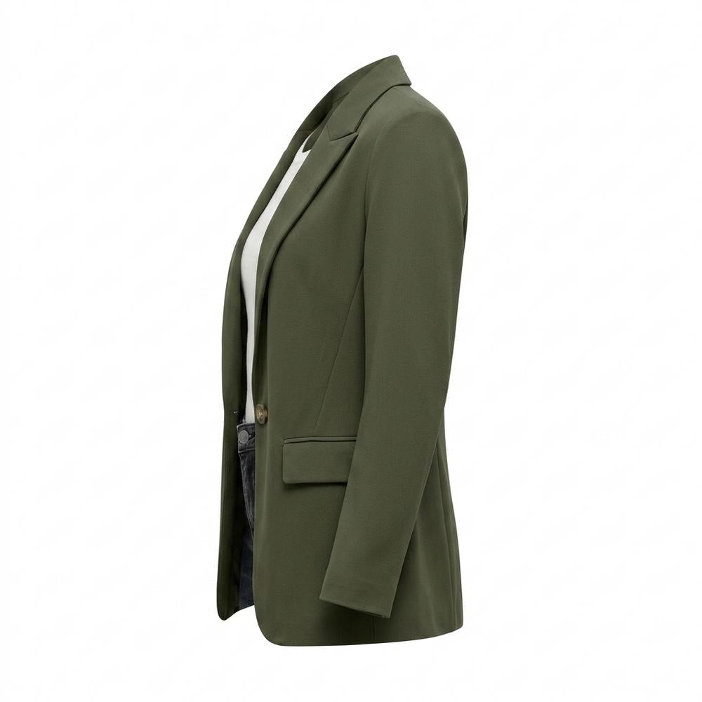 Mens Outlet House - Tarev | Single-Breasted Notched Lapel Blazer Women