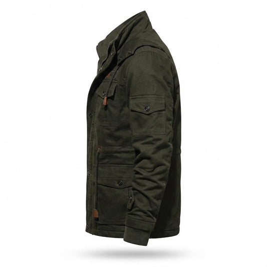 Mens Outlet House - Vemir | Fleece-Lined Hooded Jacket Men