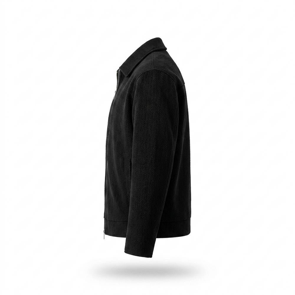 Mens Outlet House - Tatir | Ribbed Zip-Up Jacket Men