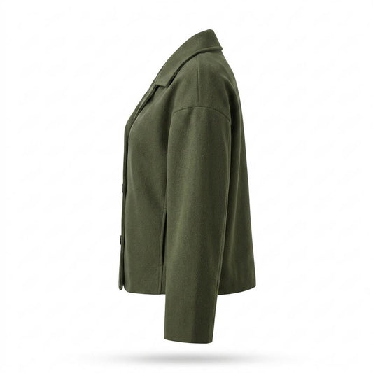 Mens Outlet House - Talom | Button-Front Cropped Jacket Women