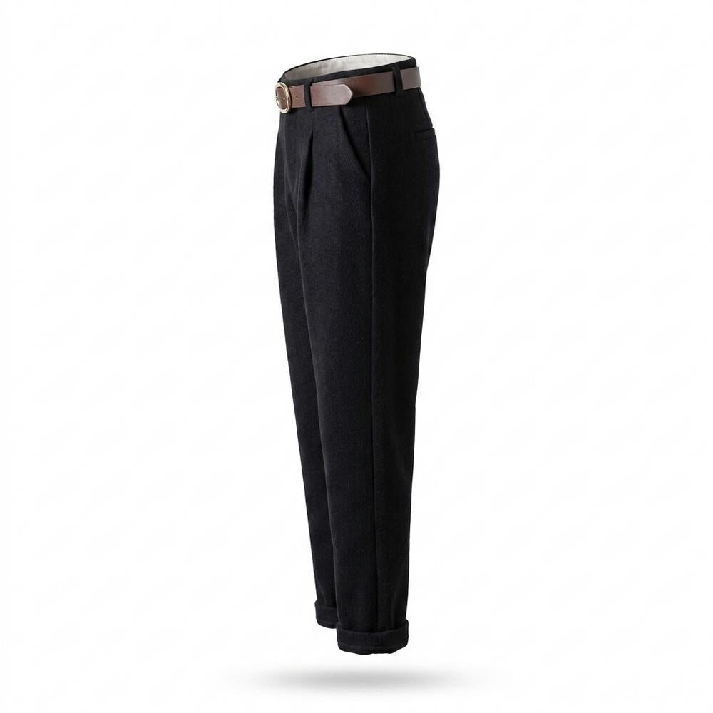 Mens Outlet House - Cahal | Pleated High-Waisted Pants Women