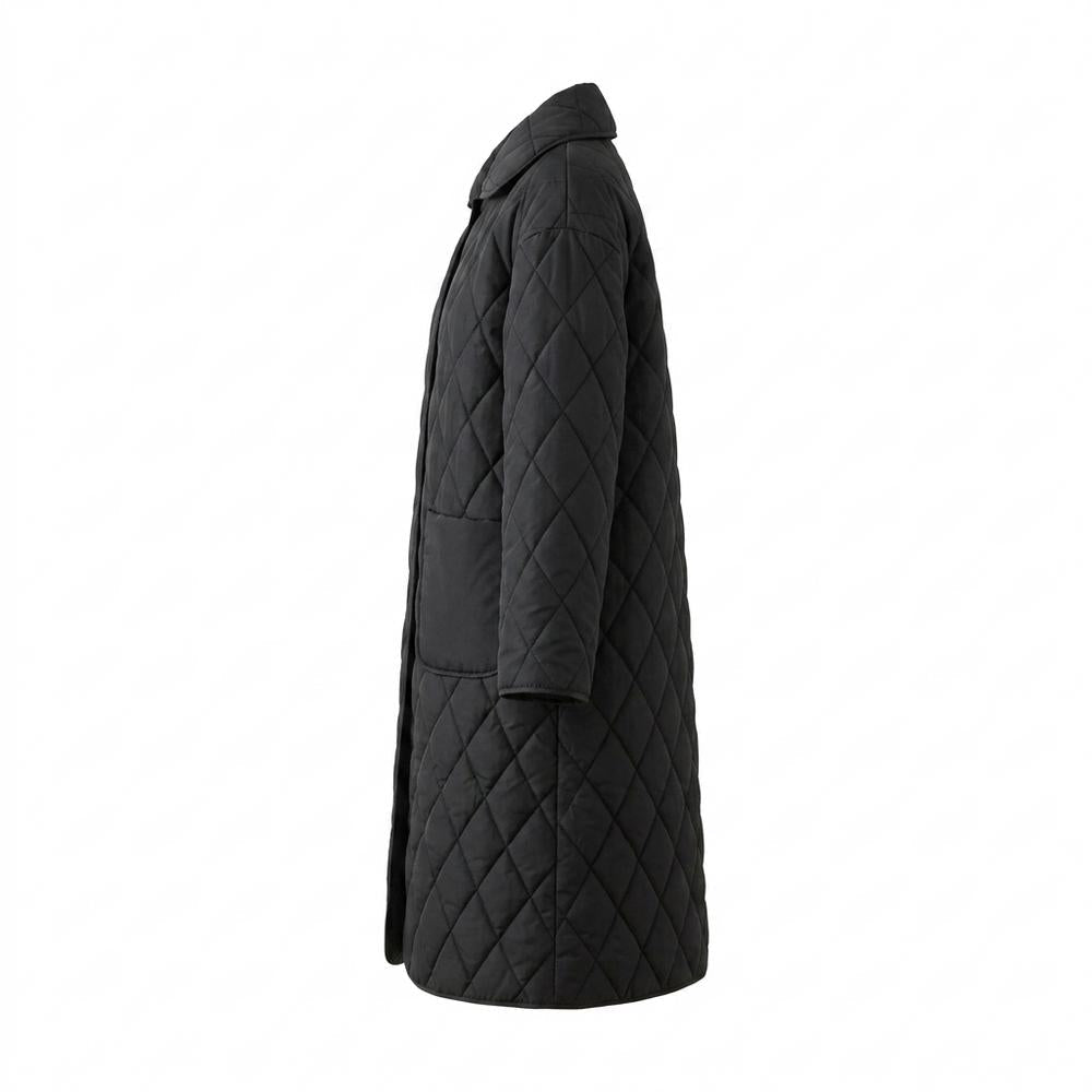 Mens Outlet House - Aahol | Quilted Collared Coat Women