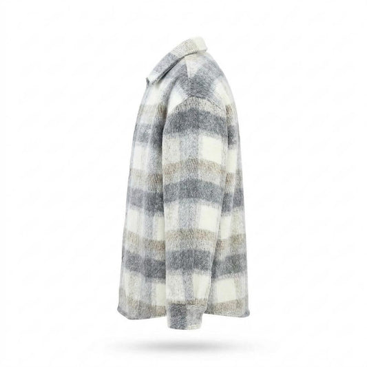 Mens Outlet House - Dakod | Plaid Textured Jacket Unisex