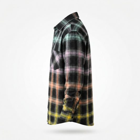 Mens Outlet House - Elsel | Plaid Long-Sleeved Shirt Men