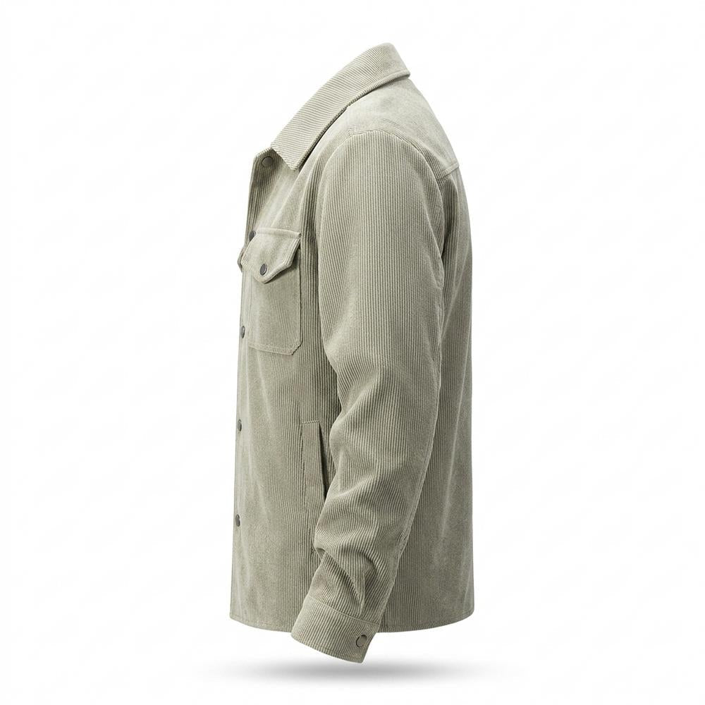 Mens Outlet House - Raven | Corduroy Quilted Jacket Men