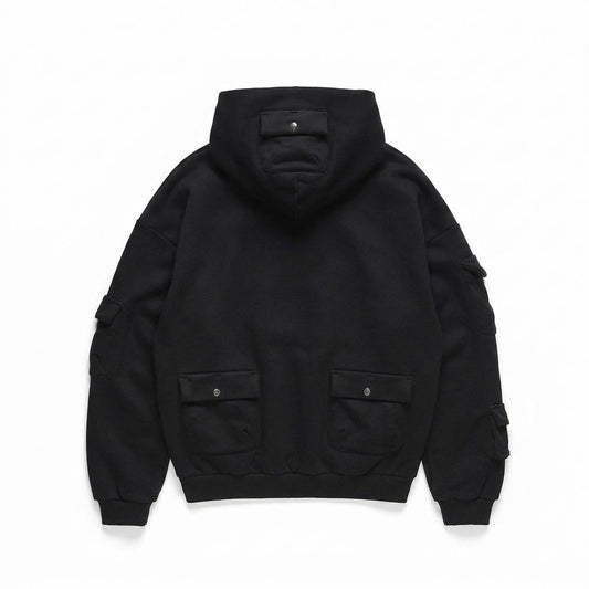 Mens Outlet House - Calen | Oversized Multi-Pocket Hoodie Unisex