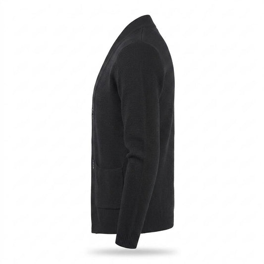 Mens Outlet House - Sasel | Buttoned Structured Knit Cardigan Men