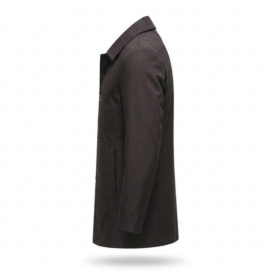 Mens Outlet House - Yazad | Single-Breasted Lined Coat Men