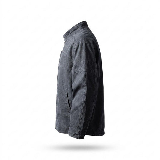 Mens Outlet House - Yoser | Zip-Up Washed Jacket Unisex