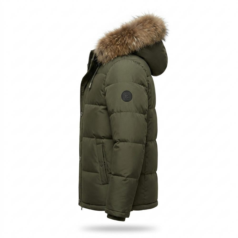 Mens Outlet House - Kafal | Hooded Quilted Jacket Men