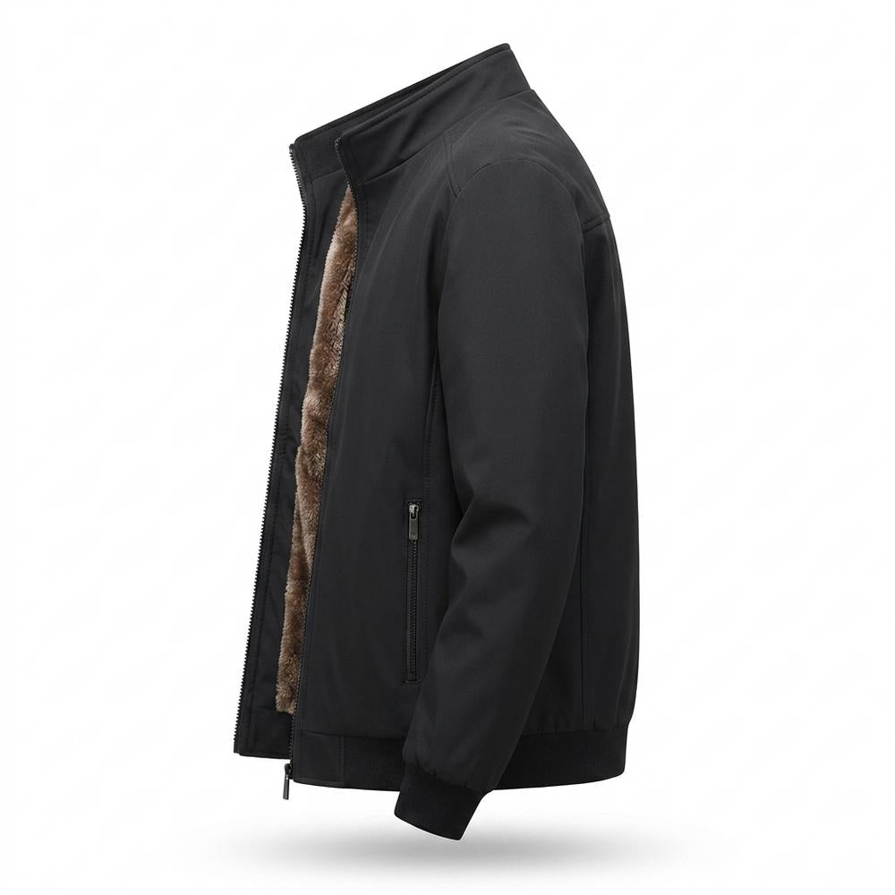 Mens Outlet House - Zelor | Fleece-Lined Zip-Up Jacket Men