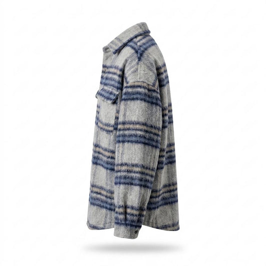 Mens Outlet House - Nevan | Striped Brushed Jacket Men