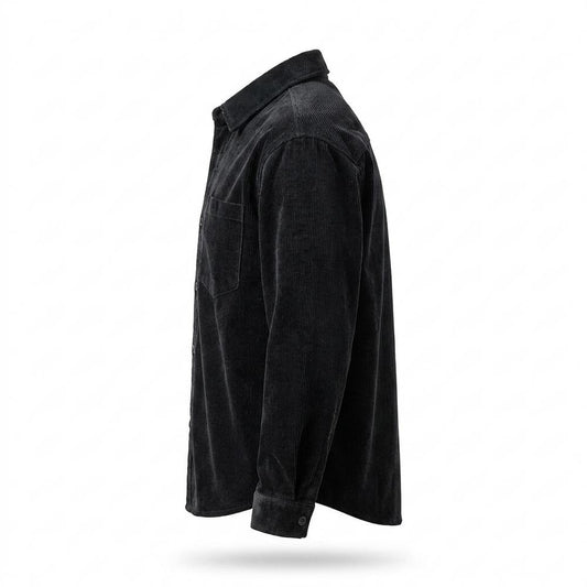 Mens Outlet House - Lamim | Corduroy Loose-Fit Shirt Men