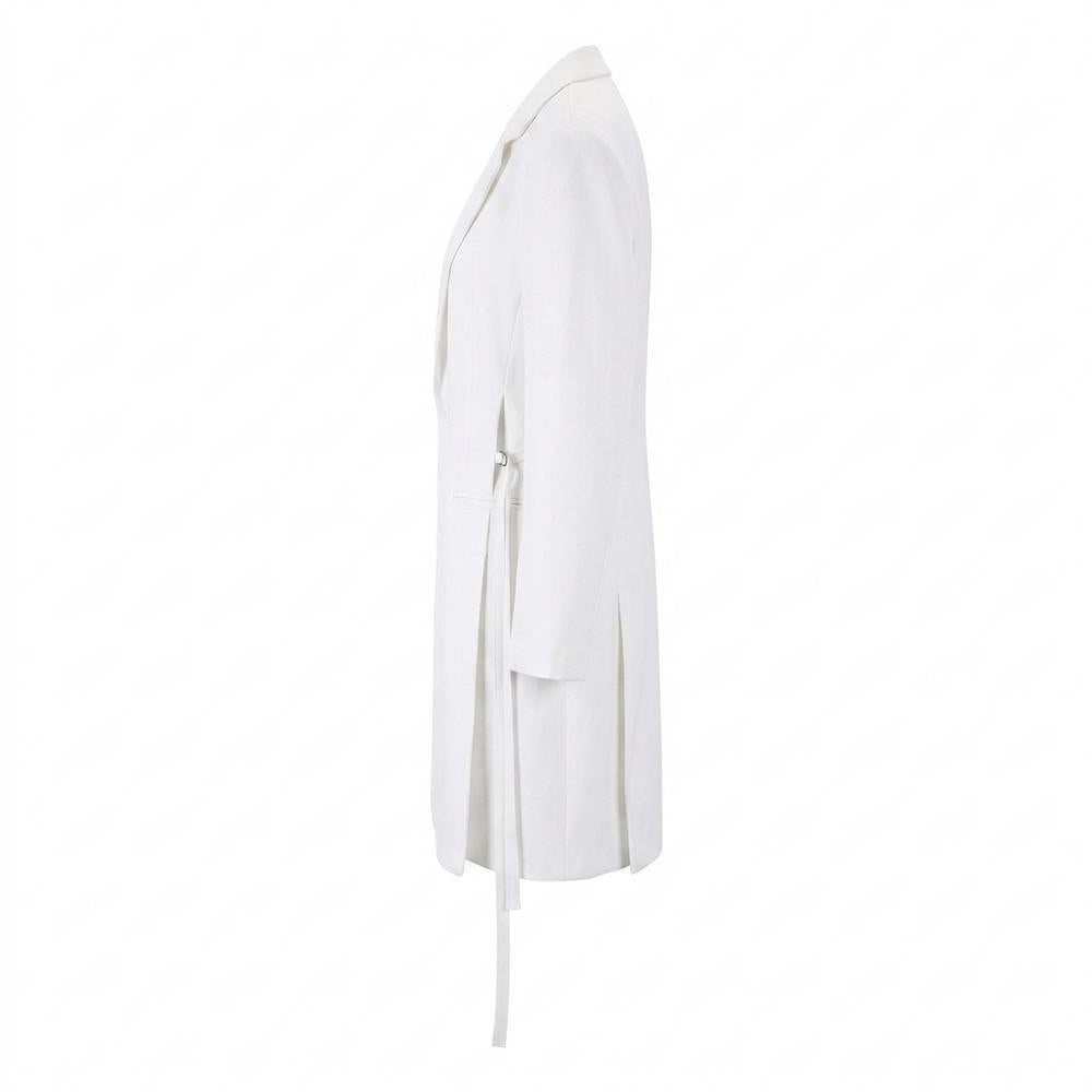 Mens Outlet House - Zamor | Single-Breasted Side-Slit Coat Unisex