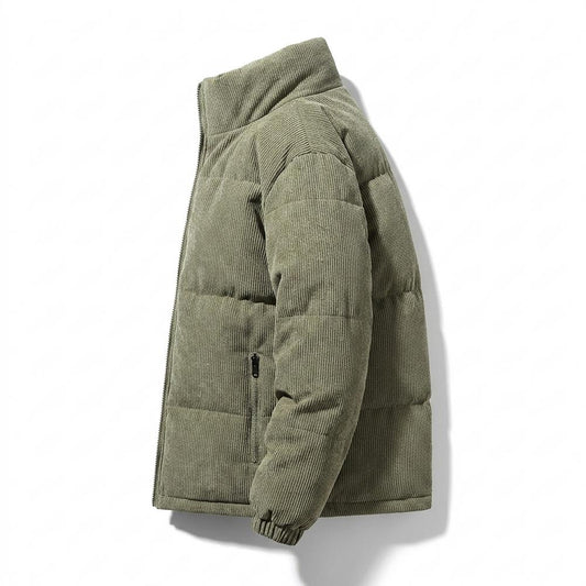 Mens Outlet House - Elrev | Corduroy Padded Jacket Men