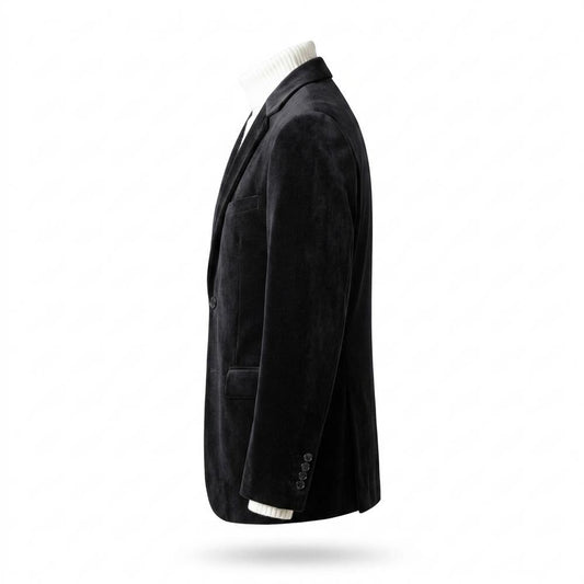 Mens Outlet House - Raron | Velvet Tailored Blazer Men
