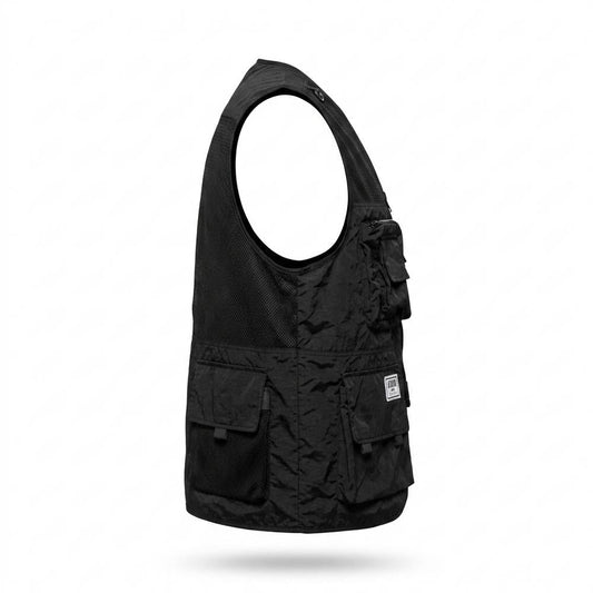 Mens Outlet House - Zeral | Multi-Pocket Zip-Up Vest Unisex