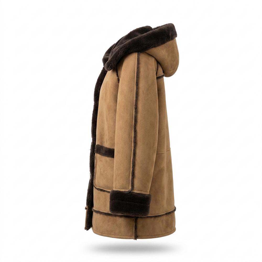 Mens Outlet House - Talev | Hooded Faux Shearling Coat Women