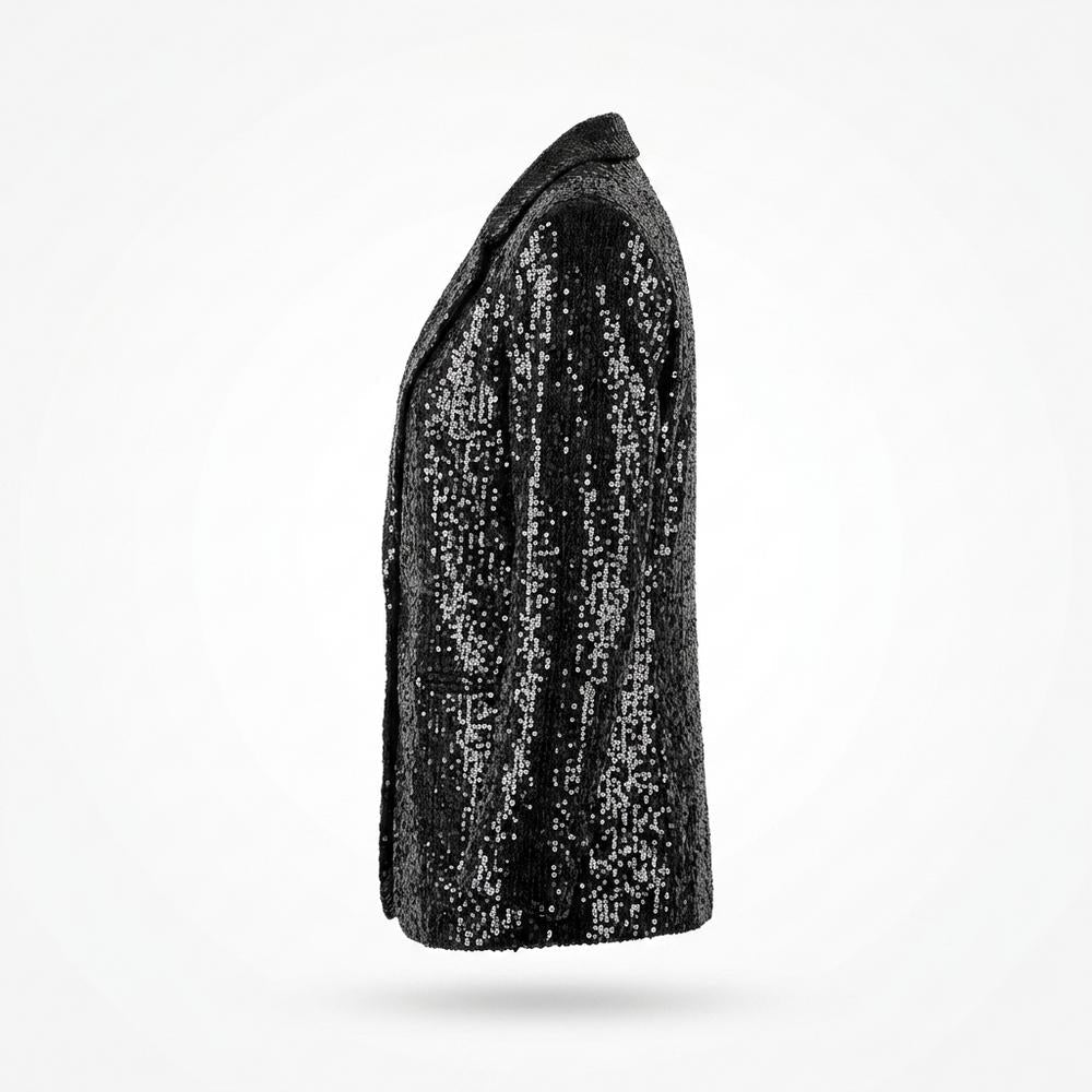 Mens Outlet House - Lyvan | Sequin-Embellished Open-Front Blazer Women