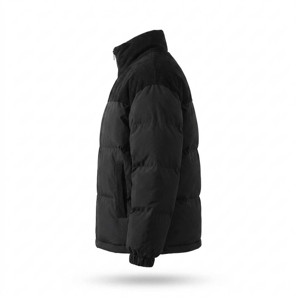Mens Outlet House - Lelom | Padded Corduroy-Panel Jacket Unisex