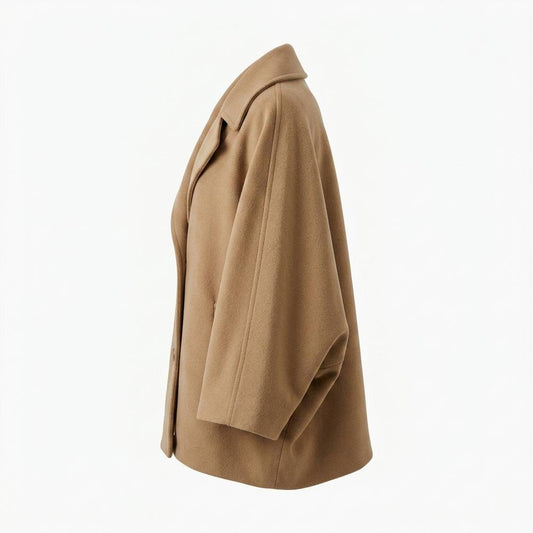 Mens Outlet House - Alsan | Single-Breasted Loose-Fit Coat Women