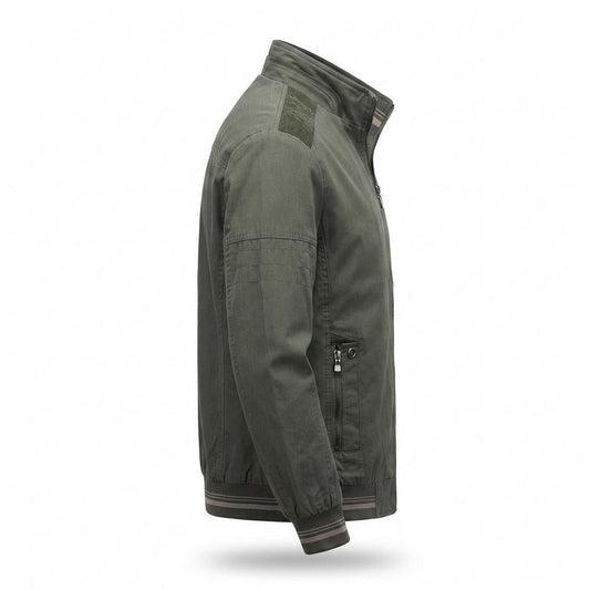 Mens Outlet House - Arsil | Zip-Up Plaid-Lined Jacket Men