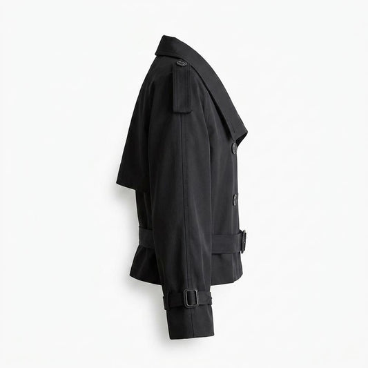 Mens Outlet House - Tufir | Double-Breasted Belted Jacket Women