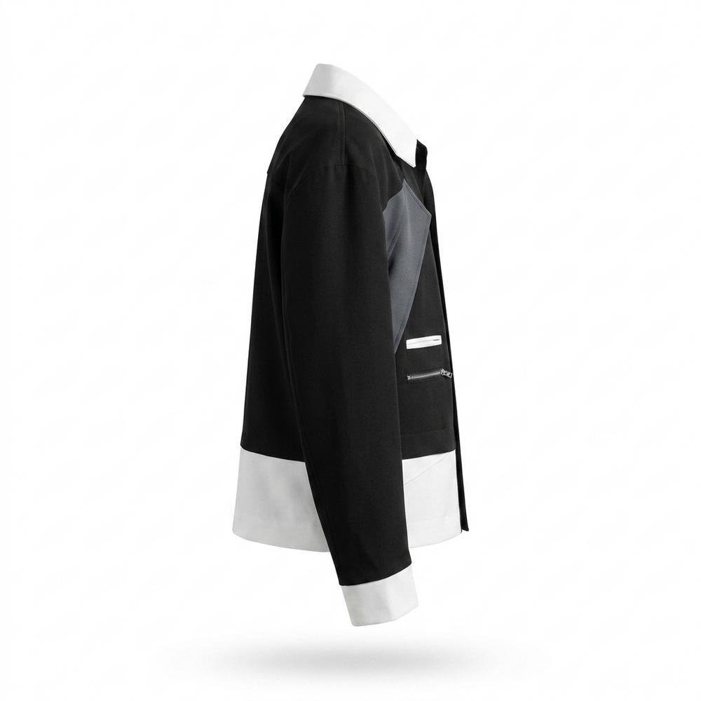 Mens Outlet House - Vimon | Color-Blocked Paneled Jacket Unisex