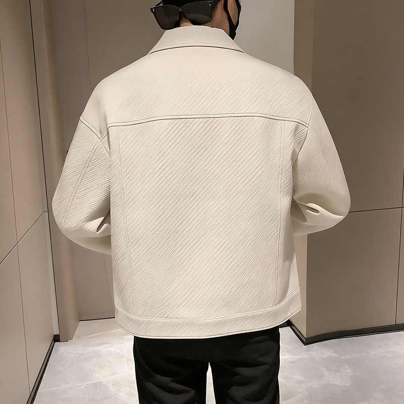 Mens Outlet House - Arvin | Textured Cropped Jacket Men
