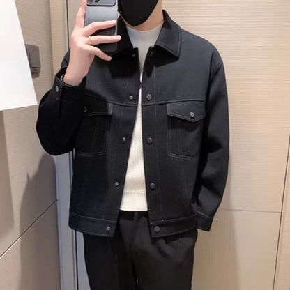 Mens Outlet House - Arvin | Textured Cropped Jacket Men