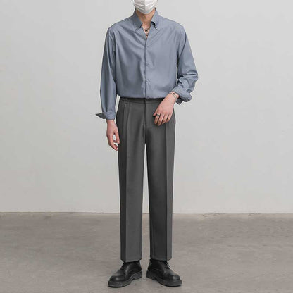 Mens Outlet House - Loven | Button-Down Long-Sleeved Shirt Men