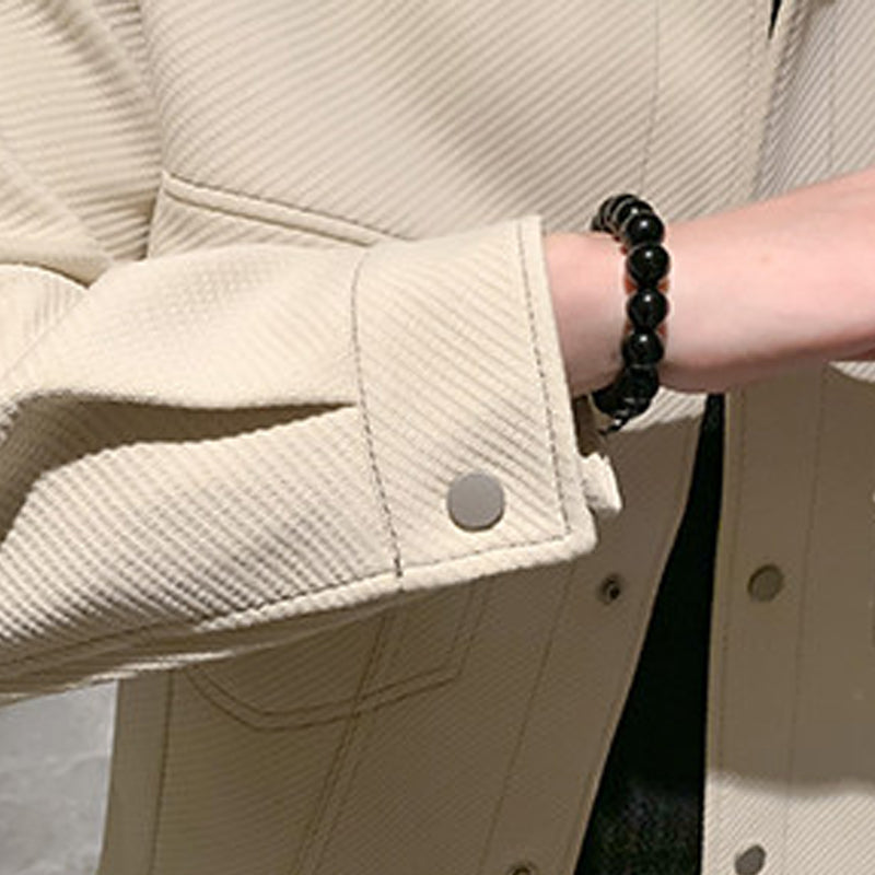 Mens Outlet House - Arvin | Textured Cropped Jacket Men