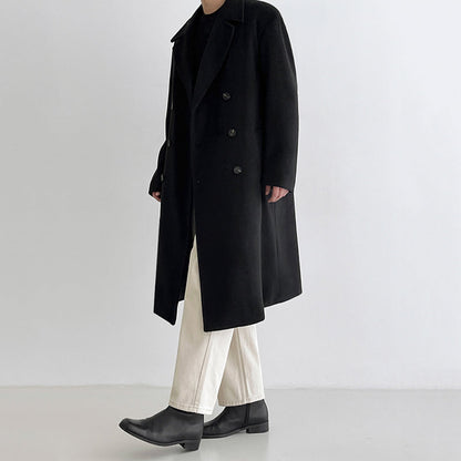 Mens Outlet House - Rilin | Double-Breasted Wool-Blend Coat Men